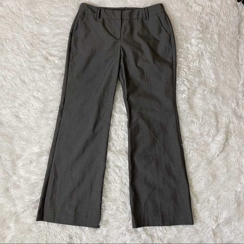 New York & Company Women’s Gray Flare Leg Dress Pants